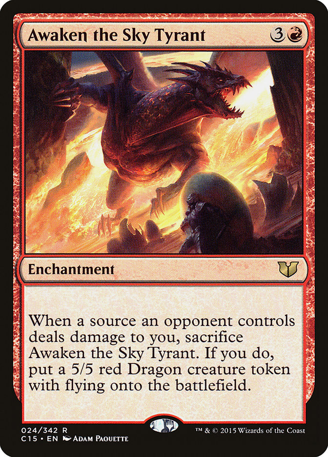 Awaken the Sky Tyrant (Commander 2015) 