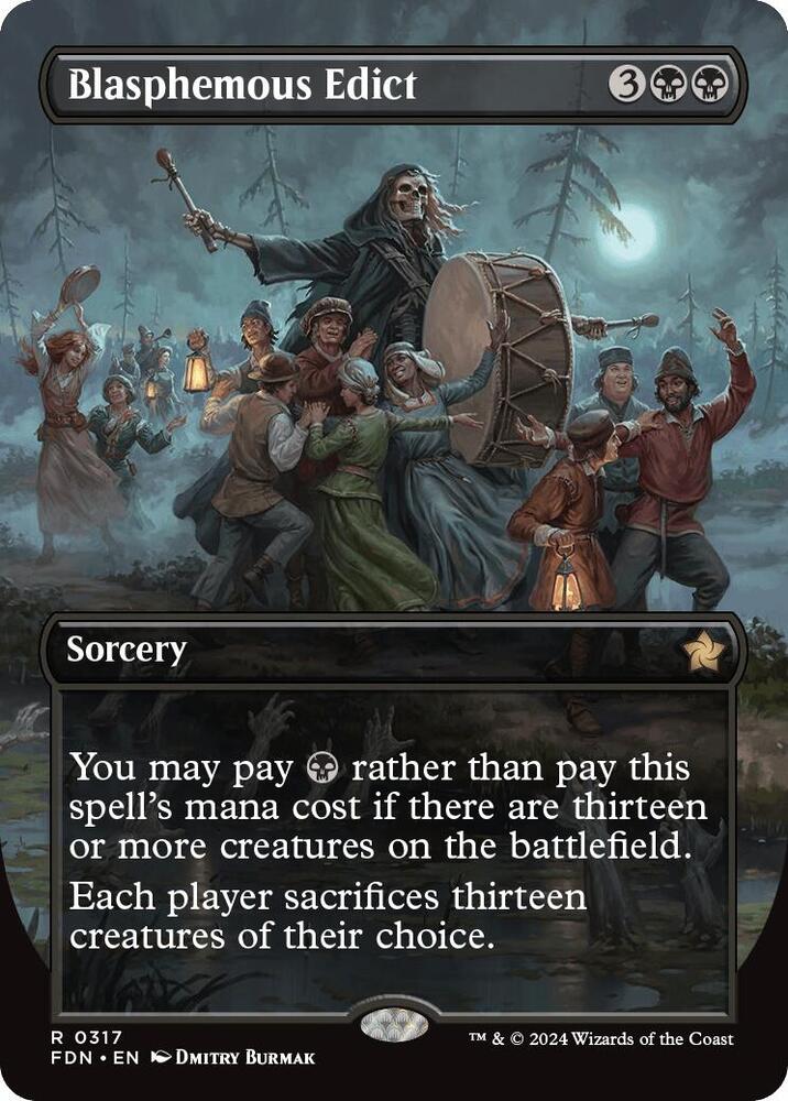 Blasphemous Edict Borderless (Foundations) 