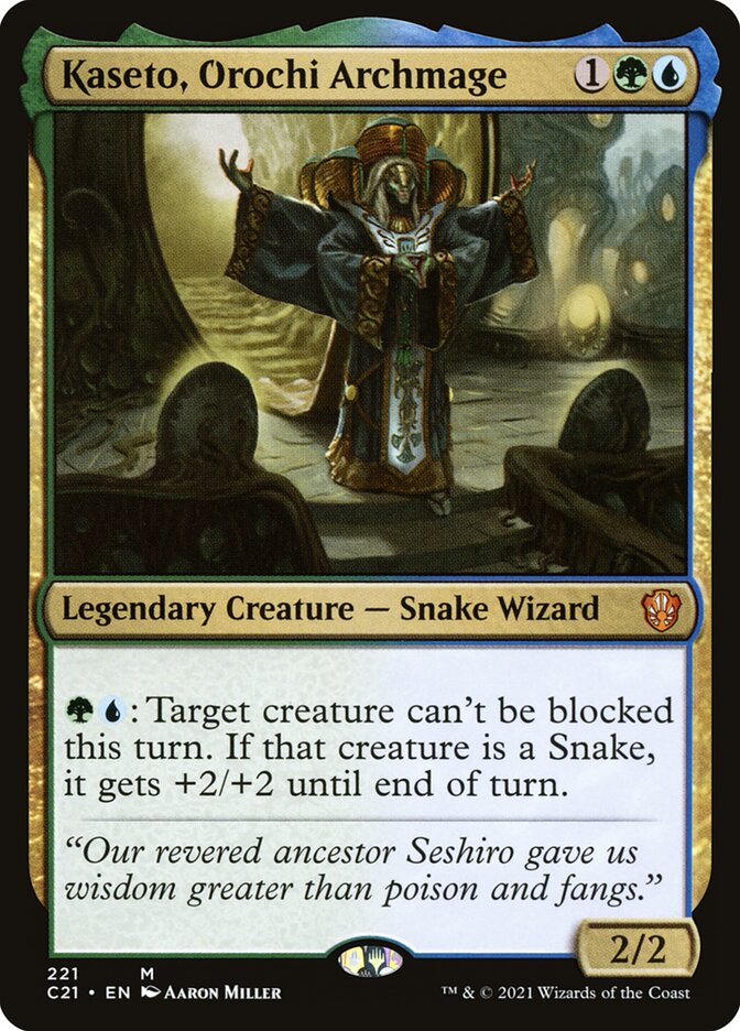 Kaseto, Orochi Archmage (Commander 2021) 