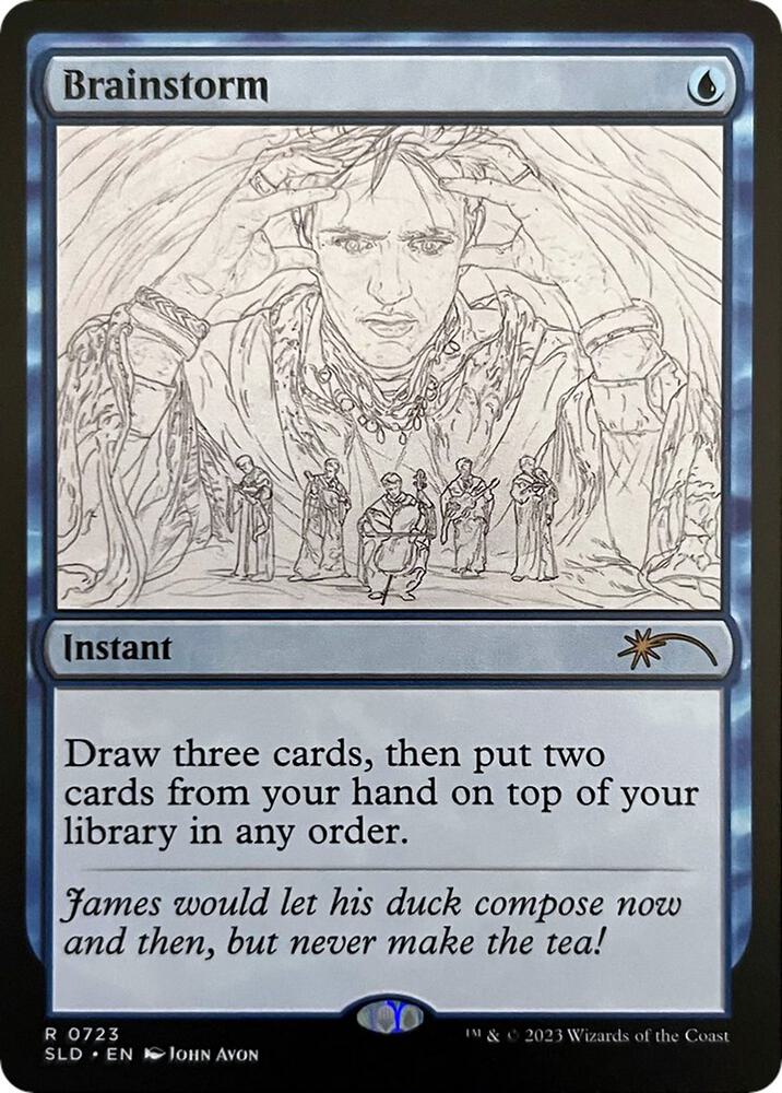 Brainstorm 0723 Sketch Showcase (Secret Lair Drop Series) 