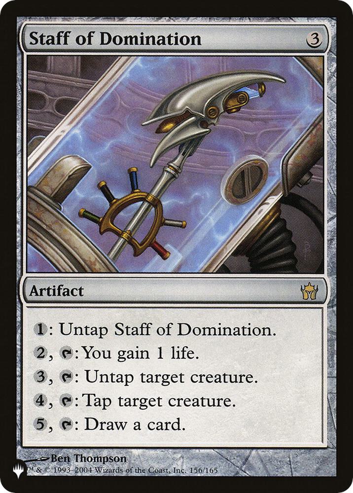 Staff of Domination 5DN-156/5075 (The List Reprints) 