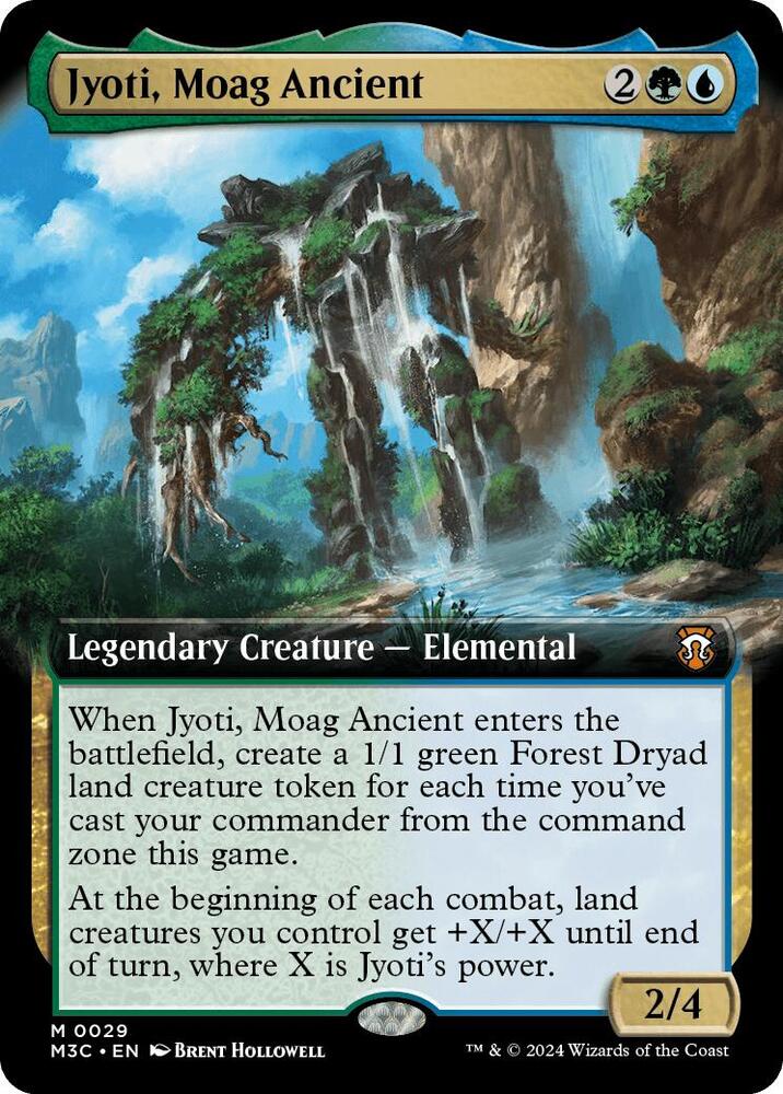 Jyoti Moag Ancient Extended Art (Commander: Modern Horizons 3) 