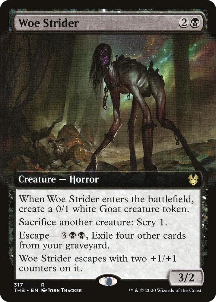 Woe Strider 317 (Theros Beyond Death)  - Extended Art