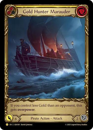 Gold Hunter Marauder Treasure (High Seas)  - Cold Foil