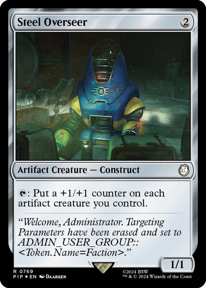 Steel Overseer 769/326 (Universes Beyond: Fallout)  - Surge Foil