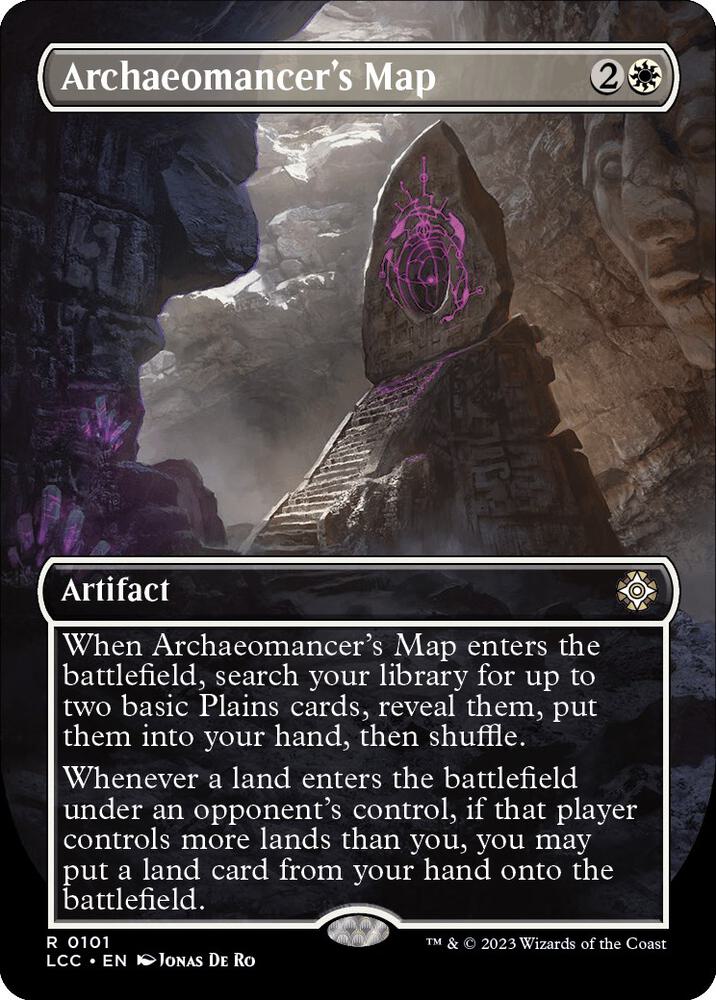 Archaeomancers Map 101/370 (Commander: The Lost Caverns of Ixalan)  - Borderless