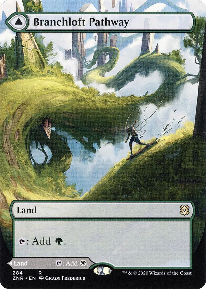 Branchloft Pathway Borderless (Zendikar Rising)  - undefined