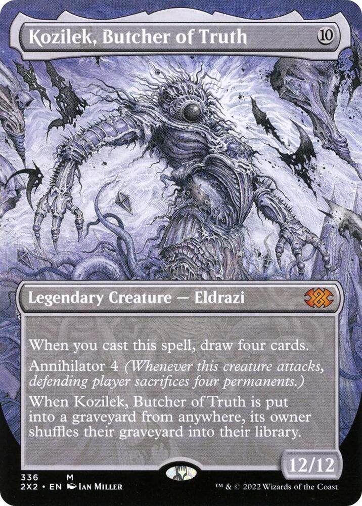 Kozilek Butcher of Truth Borderless 336 (Double Masters 2022)  - Foil