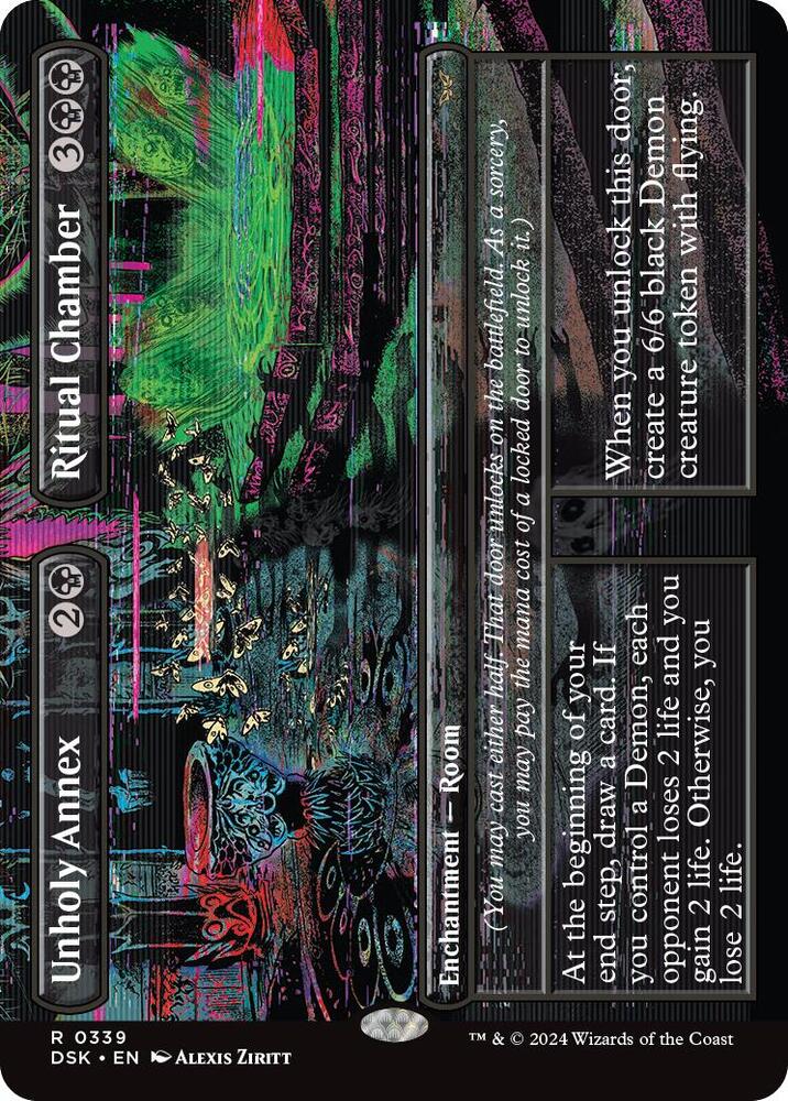 Unholy Annex Ritual Chamber Borderless (Duskmourn: House of Horror)  - undefined
