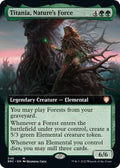 Titania Natures Force Extended Art (Commander: The Brothers' War)  - undefined
