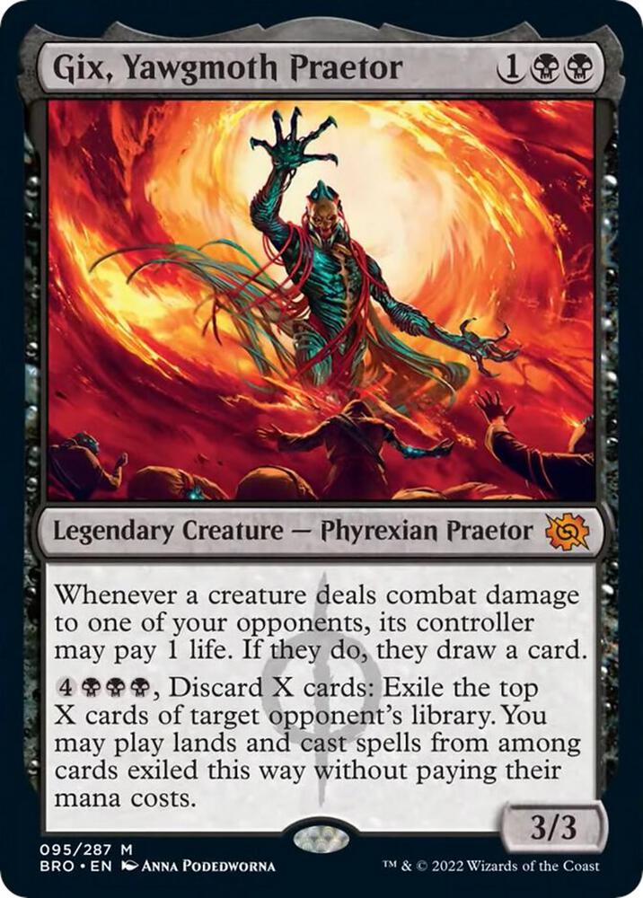 Gix Yawgmoth Praetor (The Brothers' War) 