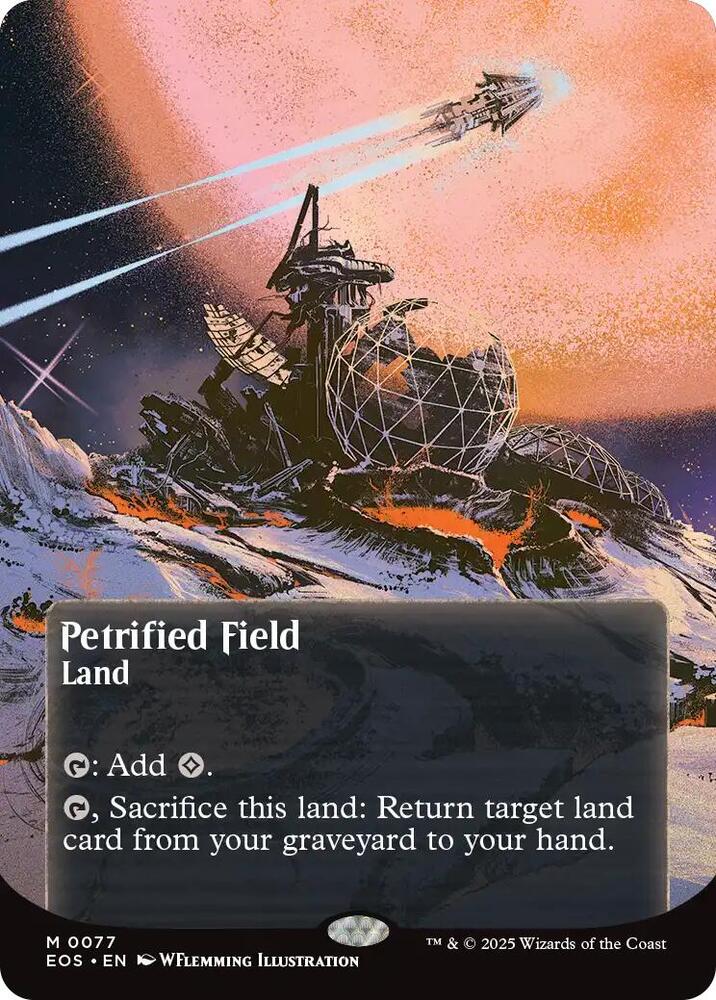 Petrified Field 0077 Borderless (Edge of Eternities: Stellar Sights)  - undefined
