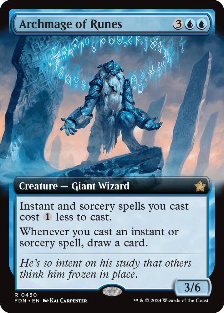 Archmage of Runes Extended Art (Foundations)  - undefined