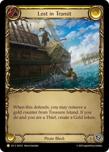 Lost in Transit Treasure (High Seas)  - Cold Foil