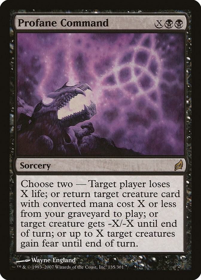 Profane Command 135/301 (Lorwyn)  - Foil