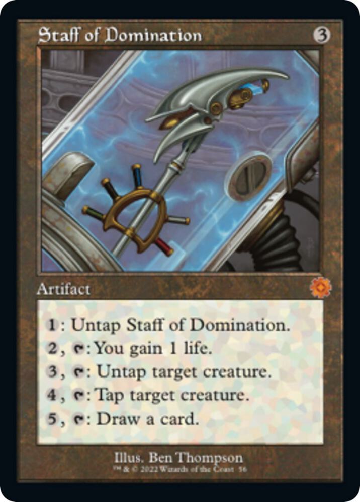 Staff of Domination (The Brothers' War: Retro Frame Artifacts)  - undefined
