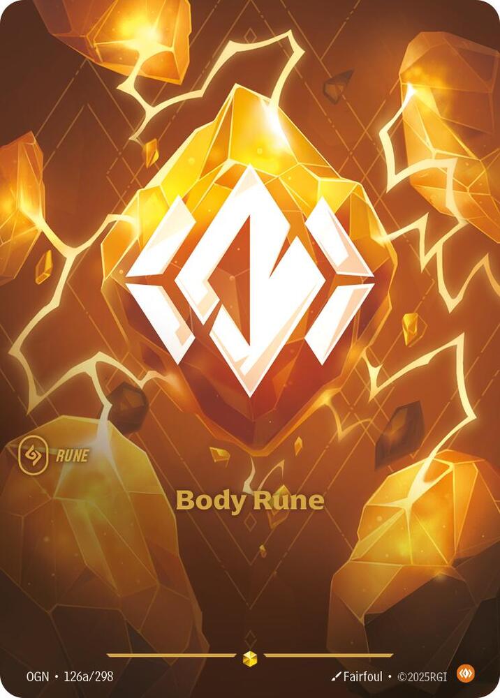 Body Rune Alternate Art (Origins)  - Foil