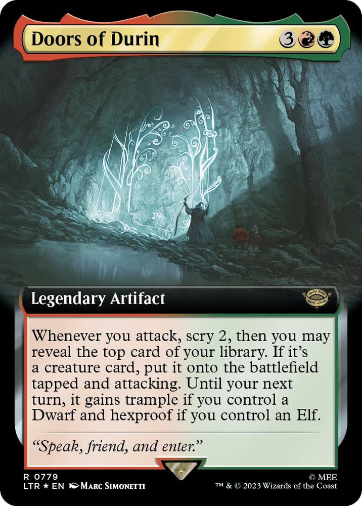 Doors of Durin Extended Art Surge Foil (Universes Beyond: The Lord of the Rings: Tales of Middle-earth)  - undefined