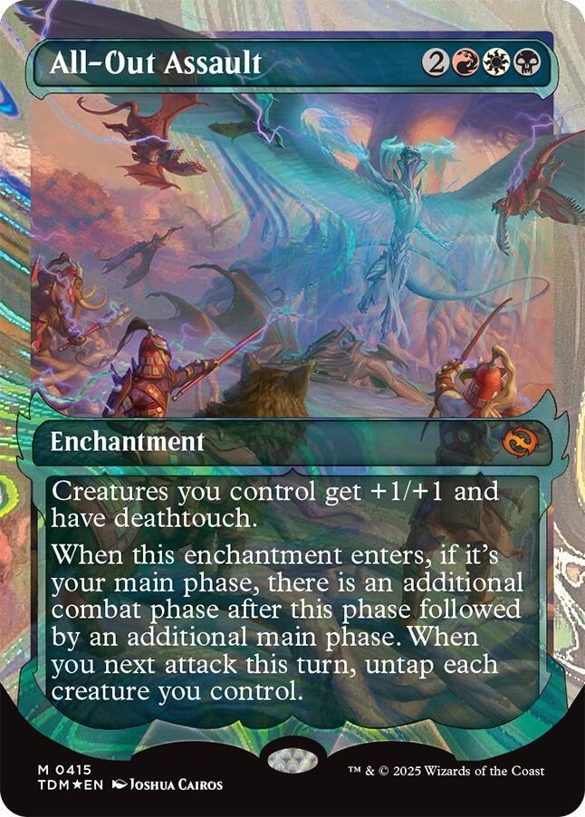 All Out Assault Showcase Halo Foil (Tarkir: Dragonstorm)  - undefined
