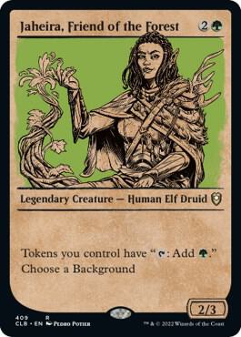 Jaheira Friend of the Forest Showcase (Commander Legends: Battle for Baldur's Gate) 