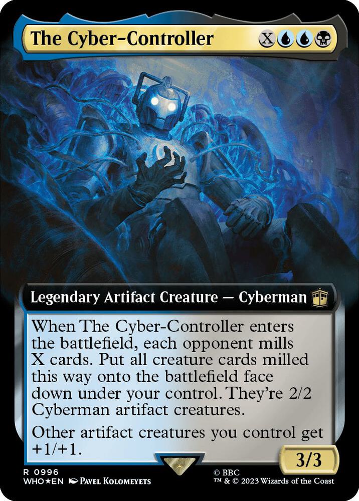 The Cyber Controller Extended Art Surge Foil (Universes Beyond: Doctor Who)  - undefined
