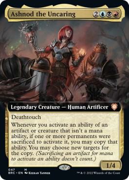 Ashnod the Uncaring Extended Art (Commander: The Brothers' War)  - undefined