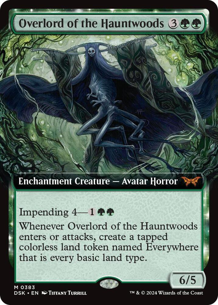 Overlord of the Hauntwoods Extended Art (Duskmourn: House of Horror)  - undefined
