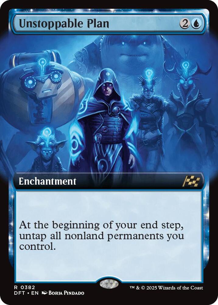 Unstoppable Plan 382/291 (Aetherdrift)  - Extended Art Foil
