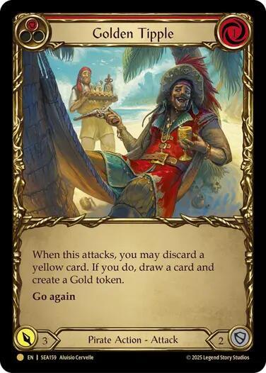 Golden Tipple Red Treasure (High Seas)  - Cold Foil