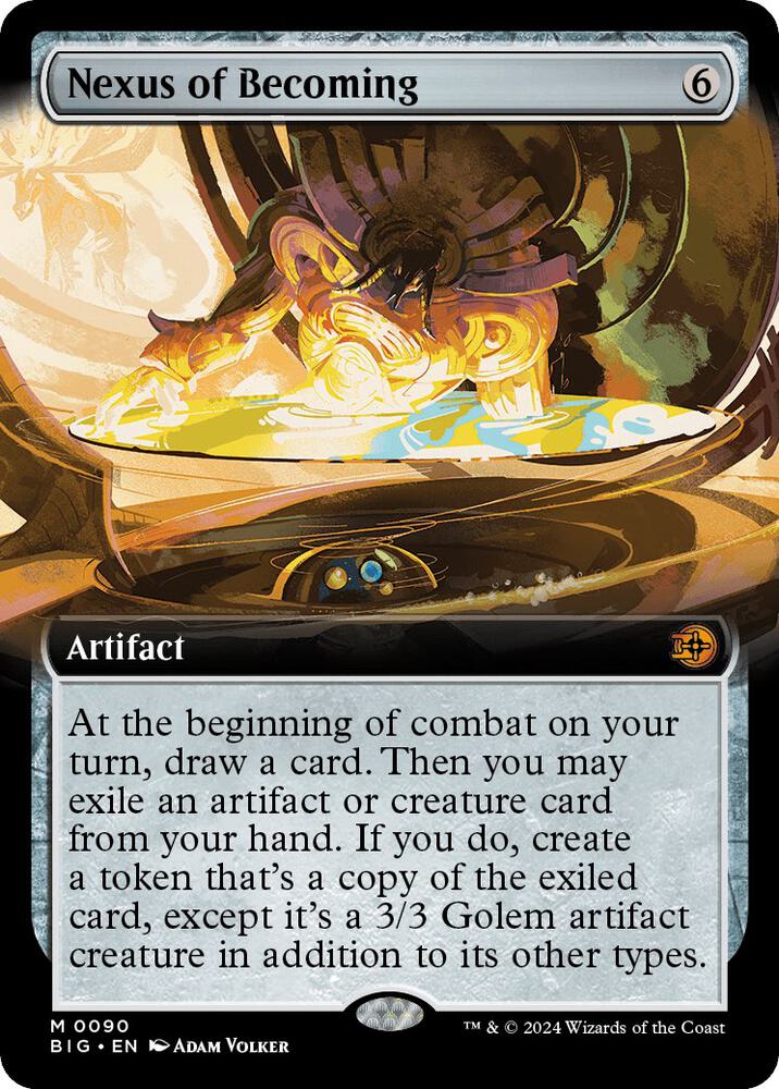 Nexus of Becoming Extended Art 90 (Outlaws of Thunder Junction: The Big Score)  - Foil