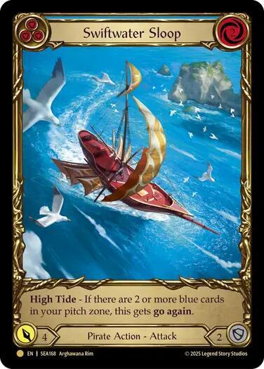 Swiftwater Sloop Blue Treasure (High Seas)  - Cold Foil