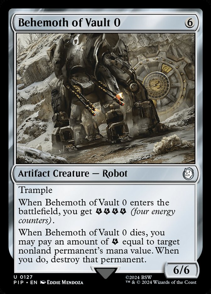 Behemoth of Vault 0 127 (Universes Beyond: Fallout)  - Foil