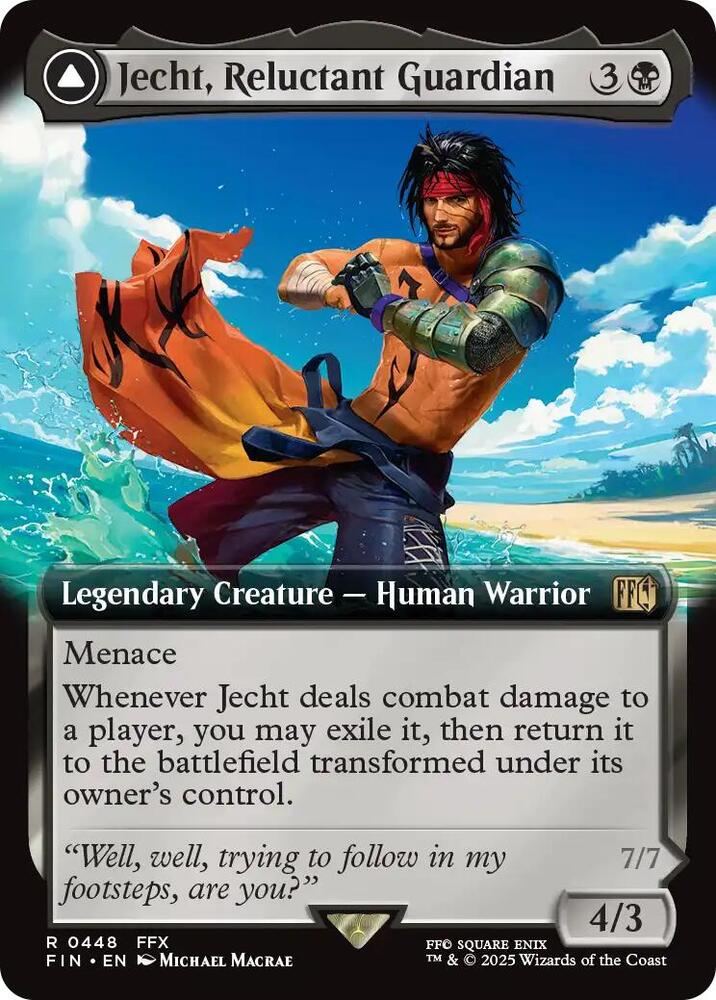 Jecht, Reluctant Guardian // Braska's Final Aeon 448 (FINAL FANTASY)  - Extended Art Foil