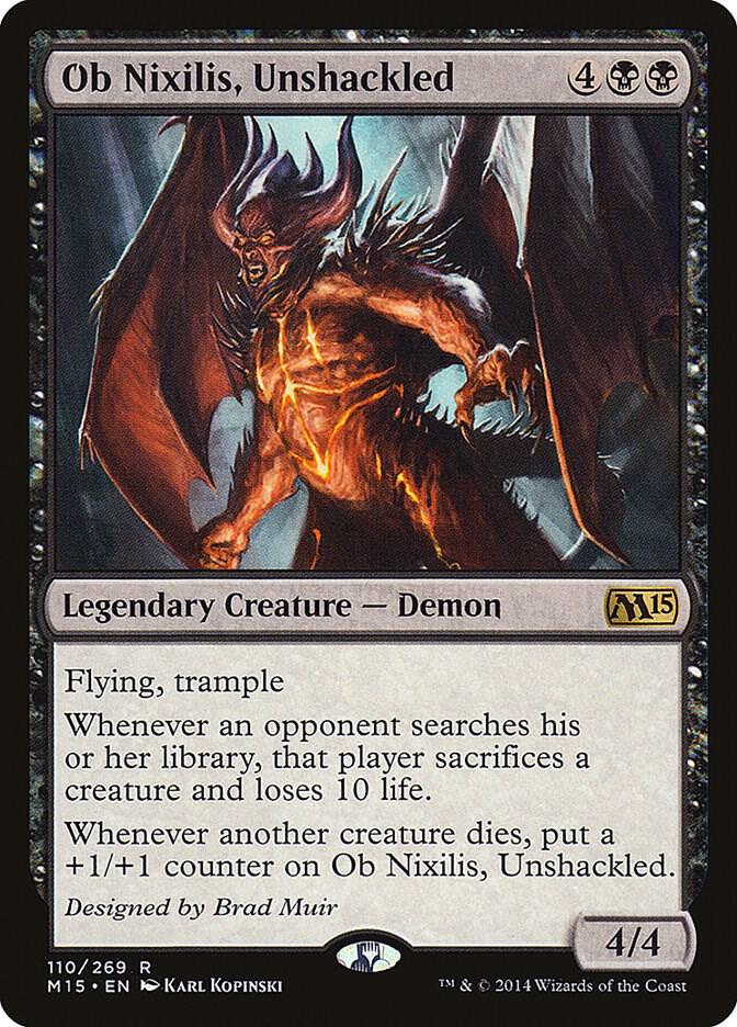 Ob Nixilis, Unshackled 110/269 (Magic 2015 (M15))  - Foil