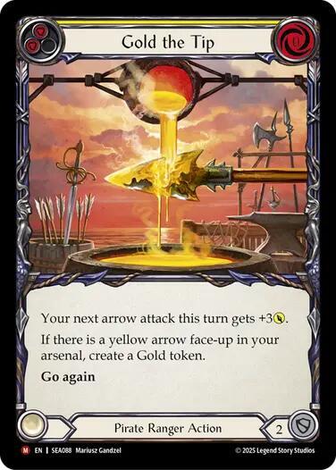 Gold the Tip (High Seas)  - Rainbow Foil