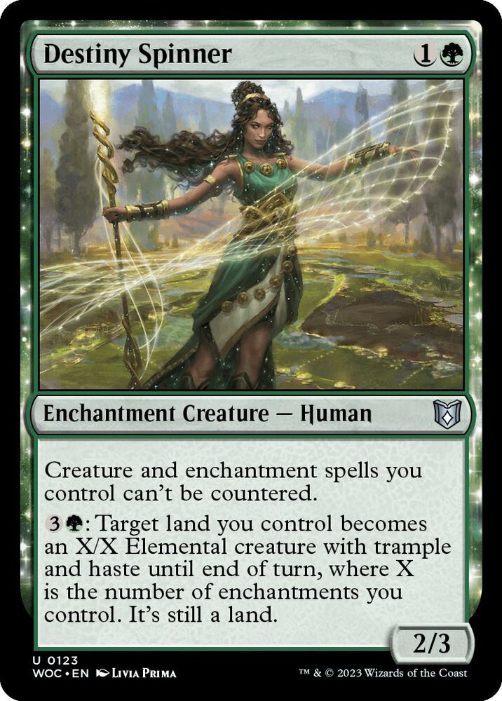 Destiny Spinner (Commander: Wilds of Eldraine) 