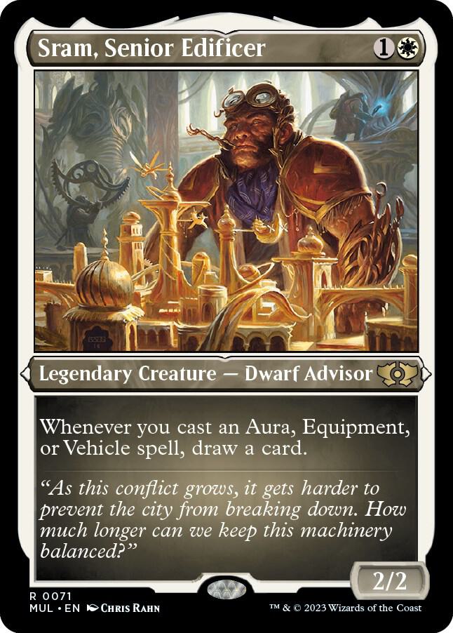 Sram Senior Edificer Foil Etched (March of the Machine: Multiverse Legends)  - undefined