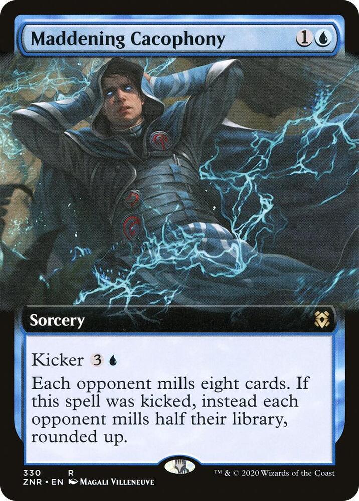 Maddening Cacophony Extended Art (Zendikar Rising)  - undefined