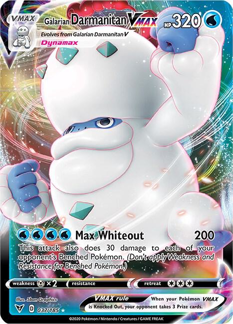 Galarian Darmanitan VMAX (SWSH04: Vivid Voltage)  - Holofoil
