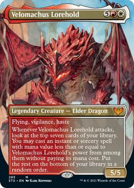 Velomachus Lorehold Borderless 283/275 (Strixhaven: School of Mages) 