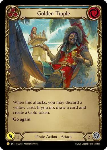 Golden Tipple Blue Treasure (High Seas)  - Cold Foil