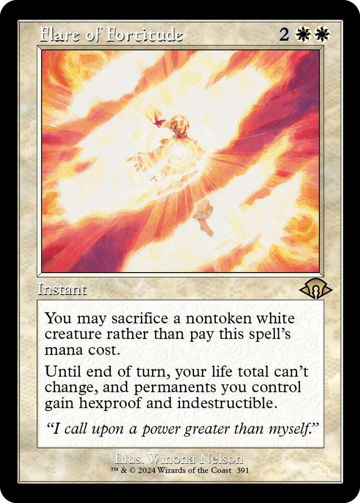 Flare of Fortitude Retro Frame (Modern Horizons 3) 