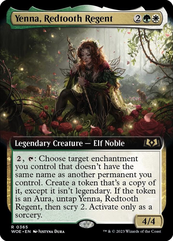 Yenna Redtooth Regent Extended Art (Wilds of Eldraine) 