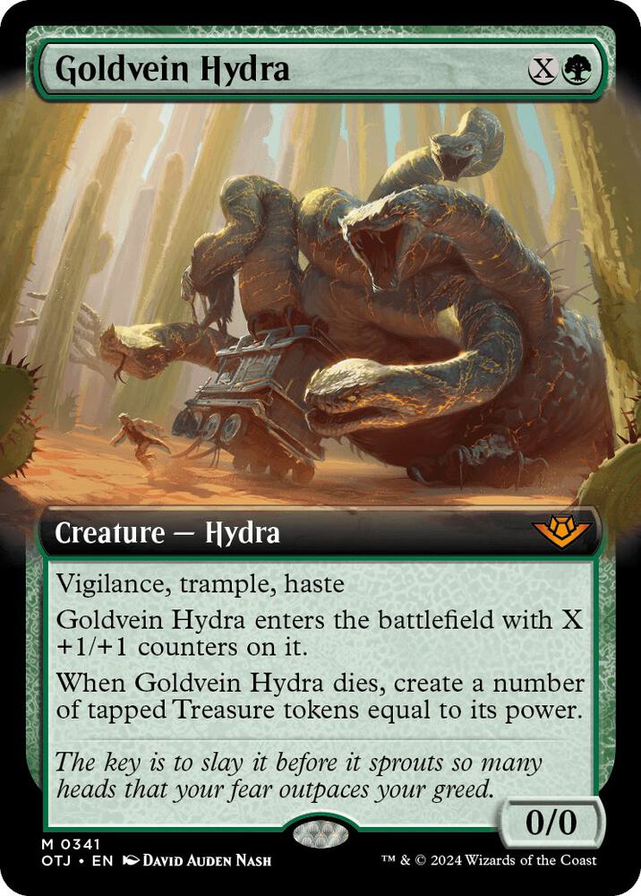 Goldvein Hydra 341/286 (Outlaws of Thunder Junction)  - Extended Art