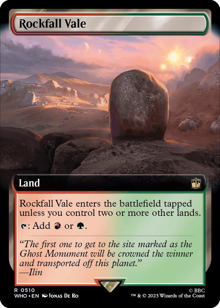 Rockfall Vale Extended Art (Universes Beyond: Doctor Who) 