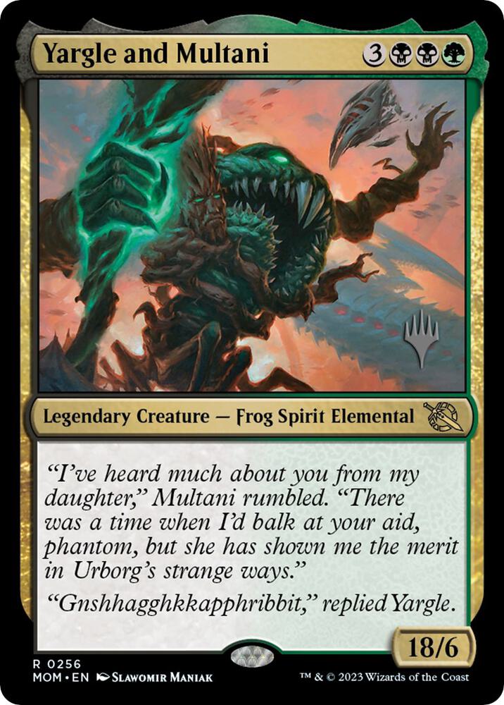 Yargle and Multani 256p/162 (Promo Pack: March of the Machine)  - Foil
