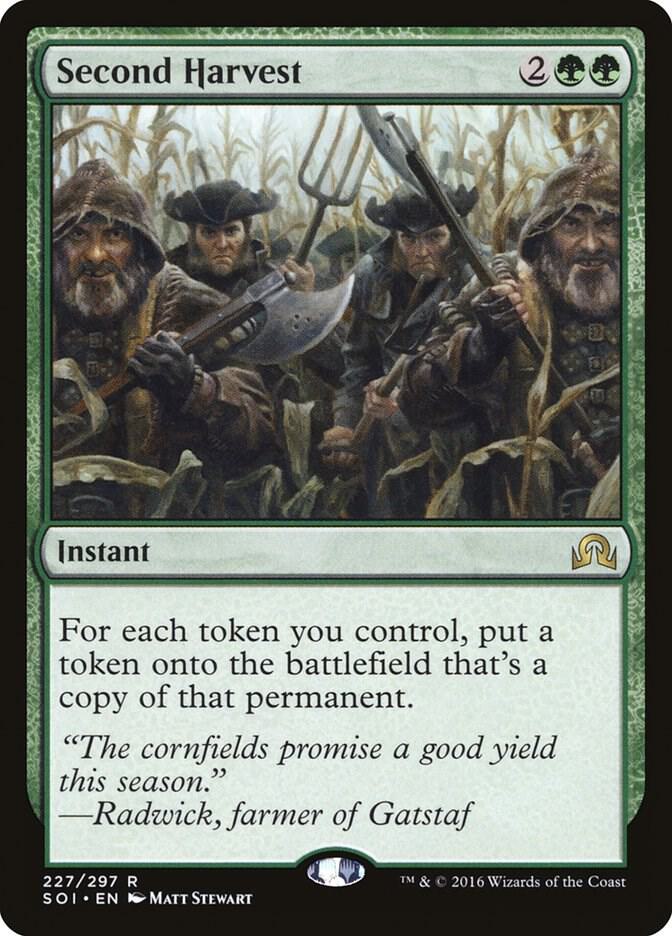 Second Harvest 227/297 (Shadows over Innistrad)  - Foil
