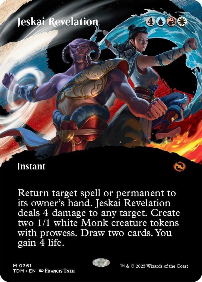 Jeskai Revelation Borderless (Tarkir: Dragonstorm) 