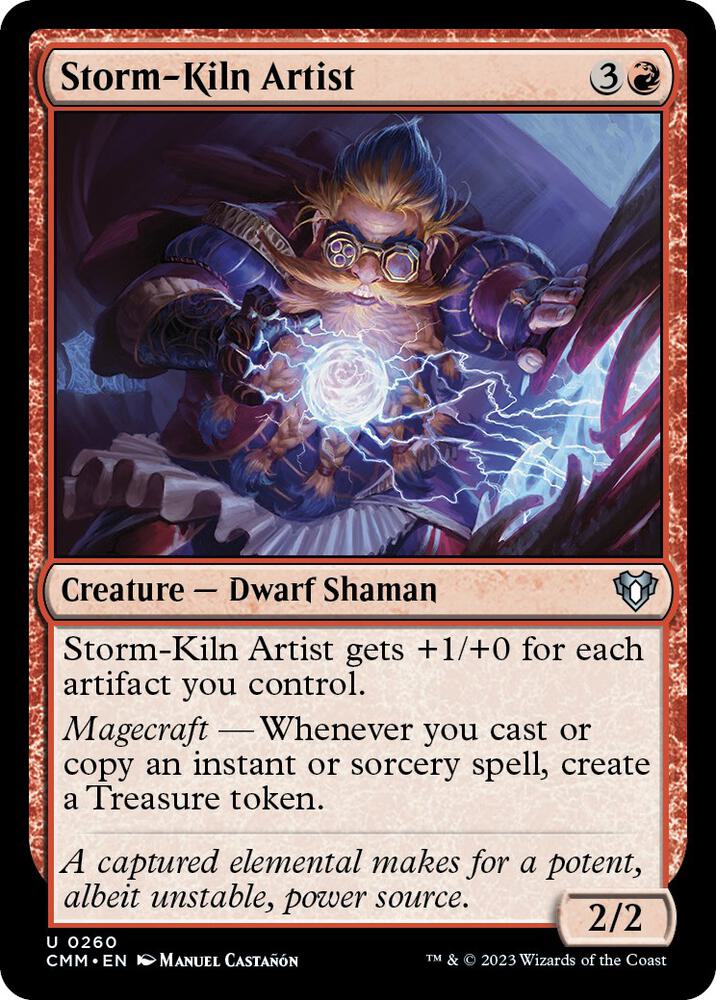 Storm Kiln Artist 260 (Commander Masters) 