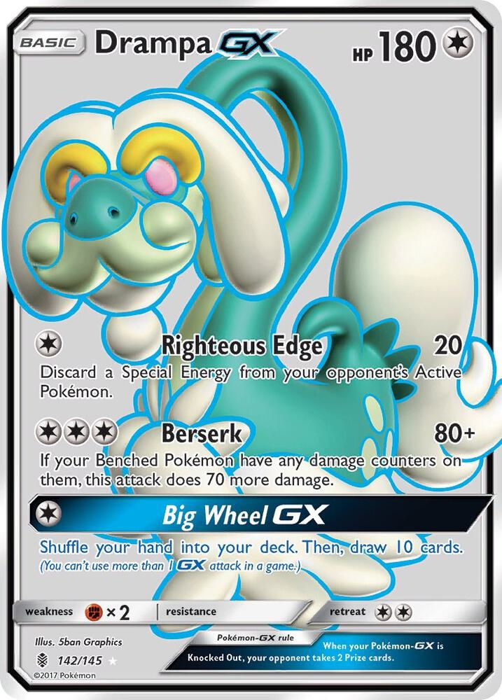 Drampa GX Full Art (SM - Guardians Rising)  - Holofoil